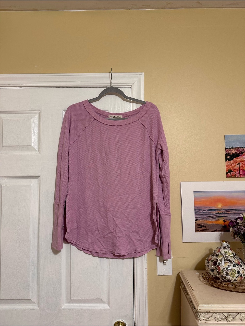 Free People Pink Thermal